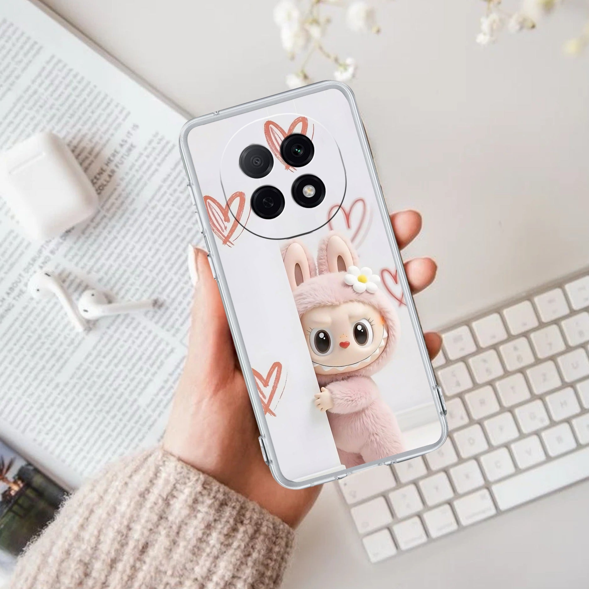 Labubu Anti Yellow Case For Oppo F29 Pro 5G