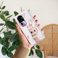 Labubu Transparent Silicon Case For Oppo A78 5G