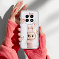 Labubu Transparent Silicon Case For Realme 14 Pro Lite 5G