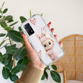 Labubu Transparent Silicon Case For Redmi Note 11