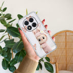 Labubu Transparent Silicon Case For Redmi Note 14 Pro 5G