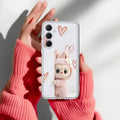 Labubu Transparent Silicon Case For Samsung Galaxy M13