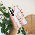 Labubu Transparent Silicon Case For Samsung Galaxy S23 Ultra 5G