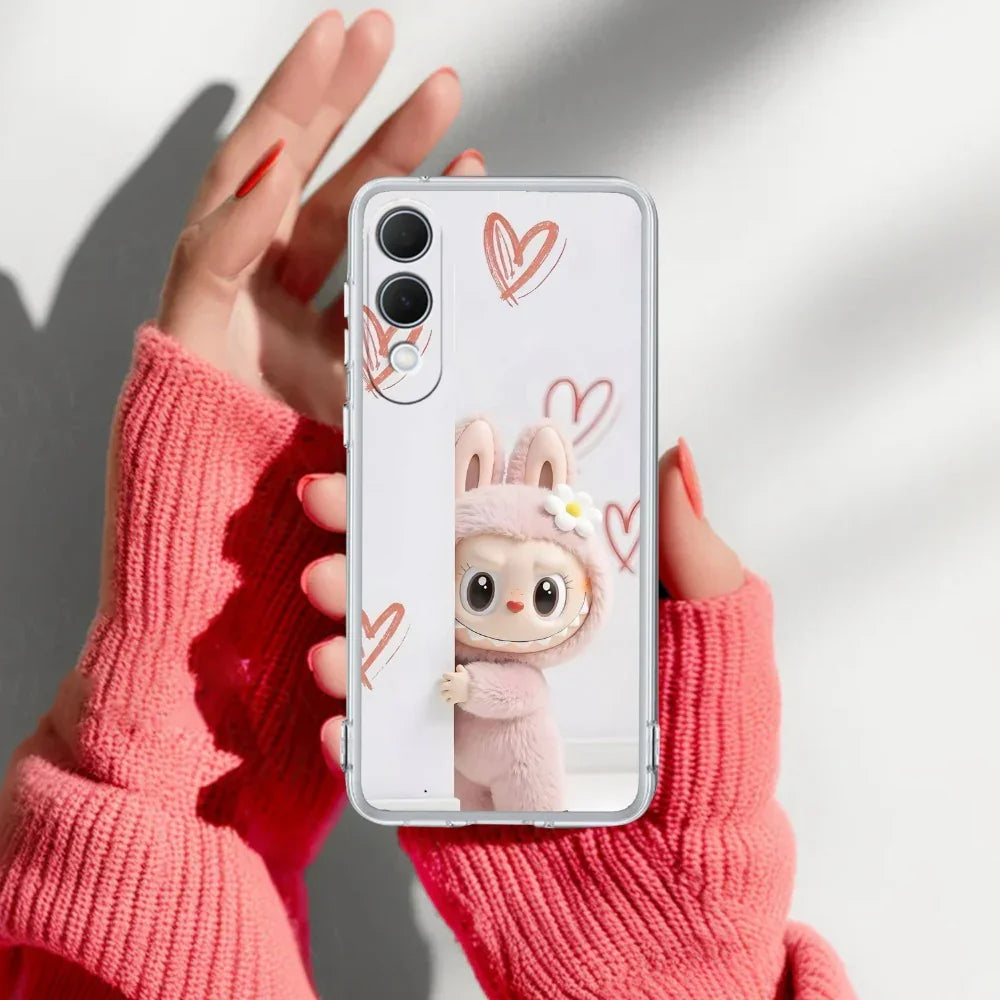 Labubu Transparent Silicon Case For Samsung Galaxy A36 5G