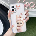 Labubu Transparent Silicon Case For Vivo T1 5G