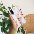 Labubu Transparent Silicon Case For Vivo V21e 5G