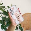 Labubu Transparent Silicon Case For Vivo T3 Ultra