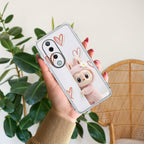 Labubu Transparent Silicon Case For Vivo T3 Ultra