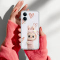 Labubu Transparent Silicon Case For Vivo T4 Lite 5G