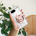 Labubu Trendy Transparent Silicon Case For Google Pixel 8 5G
