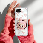 Labubu Trendy Anti Yellow Clear Case For iPhone 17e