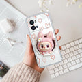 Labubu Trendy Transparent Silicon Case For iQOO Neo 7 Pro 5G