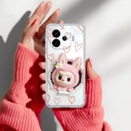 Labubu Trendy Transparent Silicon Case For iQOO Neo 10R 5G