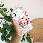 Labubu Trendy Transparent Silicon Case For Vivo V23 Pro 5G