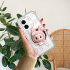 Labubu Trendy Transparent Silicon Case For Vivo T2 5G