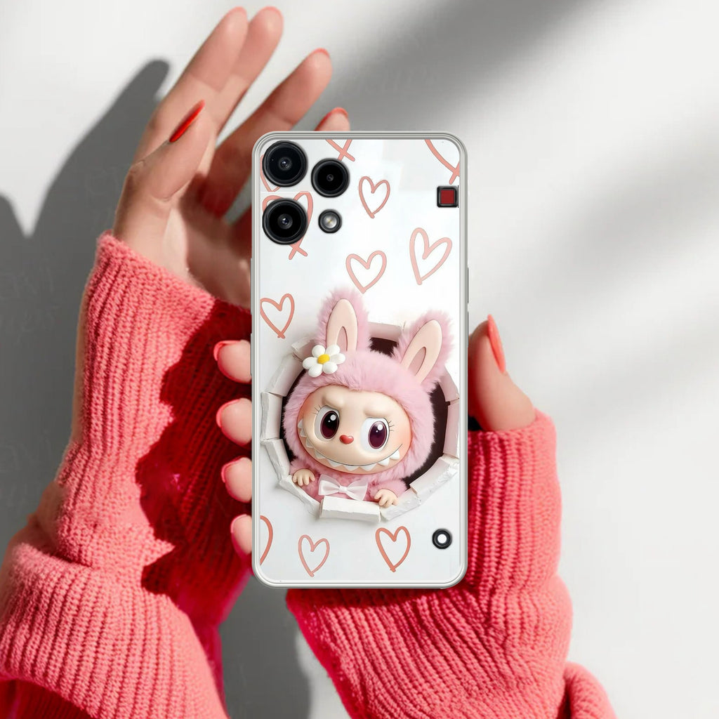 Labubu Trendy Anti Yellow Case For Nothing Phone 3a Lite 5G