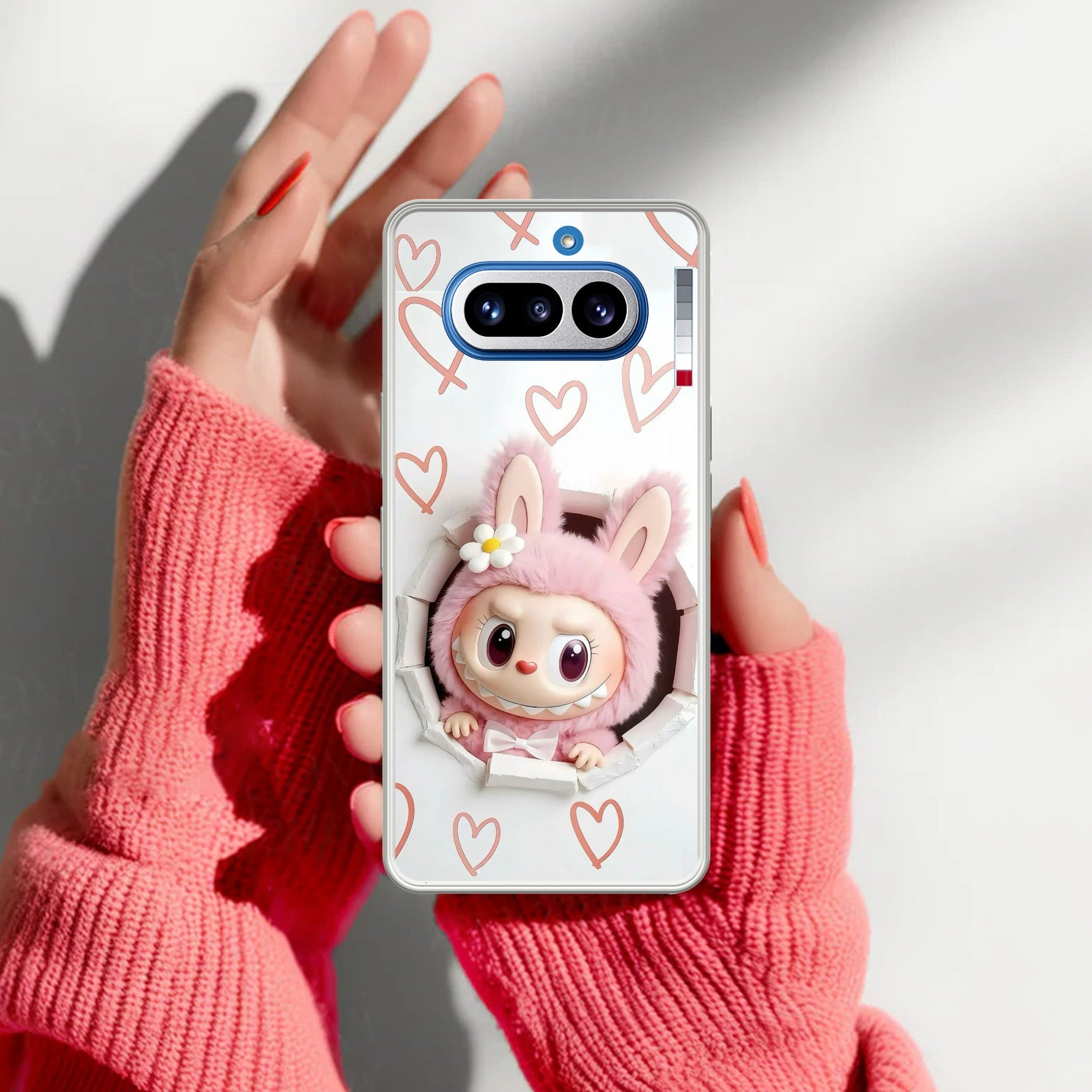 Labubu Trendy Anti Yellow Case For Nothing Phone 4A 5G