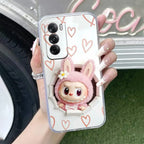 Labubu Trendy Anti Yellow Case For Oppo Reno 12 Pro 5G