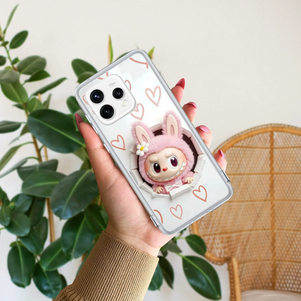 Labubu Trendy Anti Yellow Case For Oppo Reno 15 5G