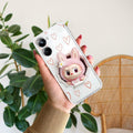 Labubu Trendy Transparent Silicon Case For Realme 10 Pro 5G