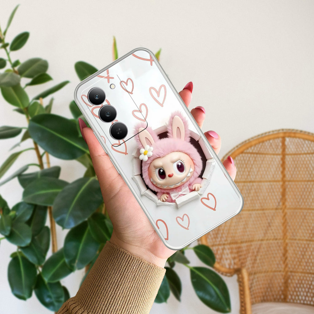 Wild Rose Anti Yelllow Case For Realme P4 Pro 5G
