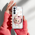 Labubu Trendy Transparent Silicon Case For Realme P3x 5G