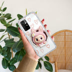 Labubu Trendy Transparent Silicon Case For Redmi Note 9 Pro / Redmi Note 9 Pro Max / Redmi Note 10 lite
