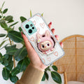 Labubu Trendy Transparent Silicon Case For Redmi Note 12 4G