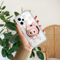 Labubu Trendy Transparent Silicon Case For Redmi 9 Prime