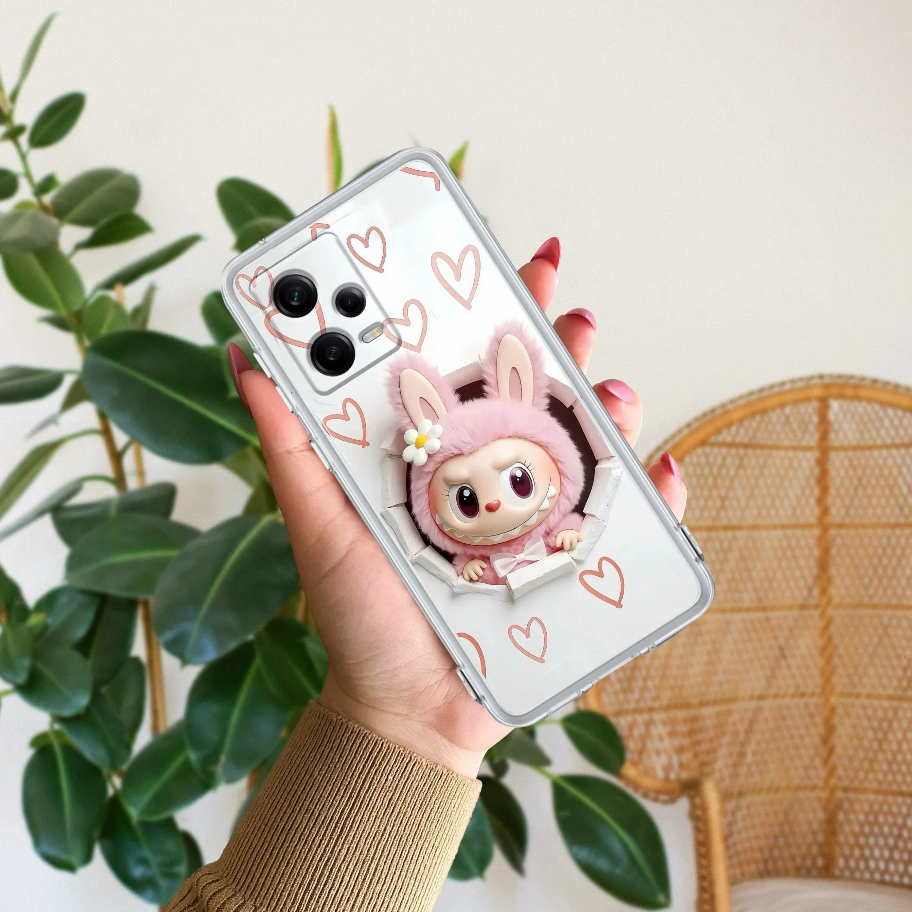 Labubu Trendy Transparent Silicon Case For Redmi/Xiaomi - ShopOnCliQ