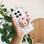 Labubu Trendy Transparent Silicon Case For Redmi Note 12 4G