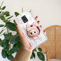 Labubu Trendy Transparent Silicon Case For Redmi Note 9 Pro / Redmi Note 9 Pro Max / Redmi Note 10 lite