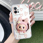 Labubu Trendy Transparent Silicon Case For Vivo V29E 5G