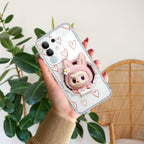 Labubu Trendy Transparent Silicon Case For Vivo T2 Pro 5G
