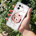 Labubu Trendy Transparent Silicon Case For Vivo V30e 5G