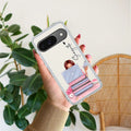 Lady Planner Customize Transparent Silicon Case For Google Pixel 9