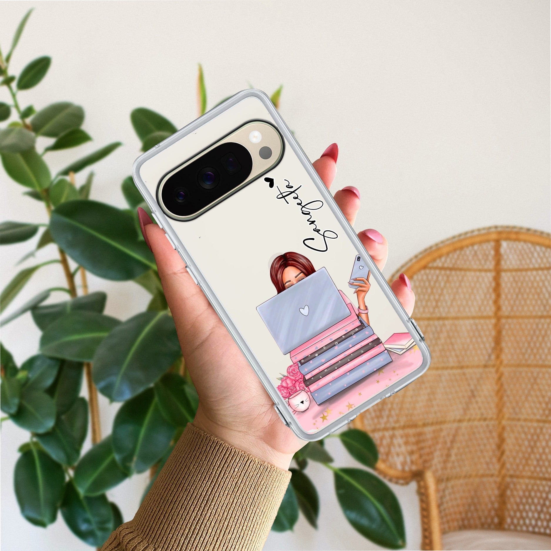 Lady Planner Customize Transparent Silicon Case For Google - ShopOnCliQ