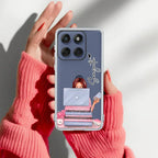 Lady Planner Customize Transparent Silicon Case For Motorola Edge 50 Neo