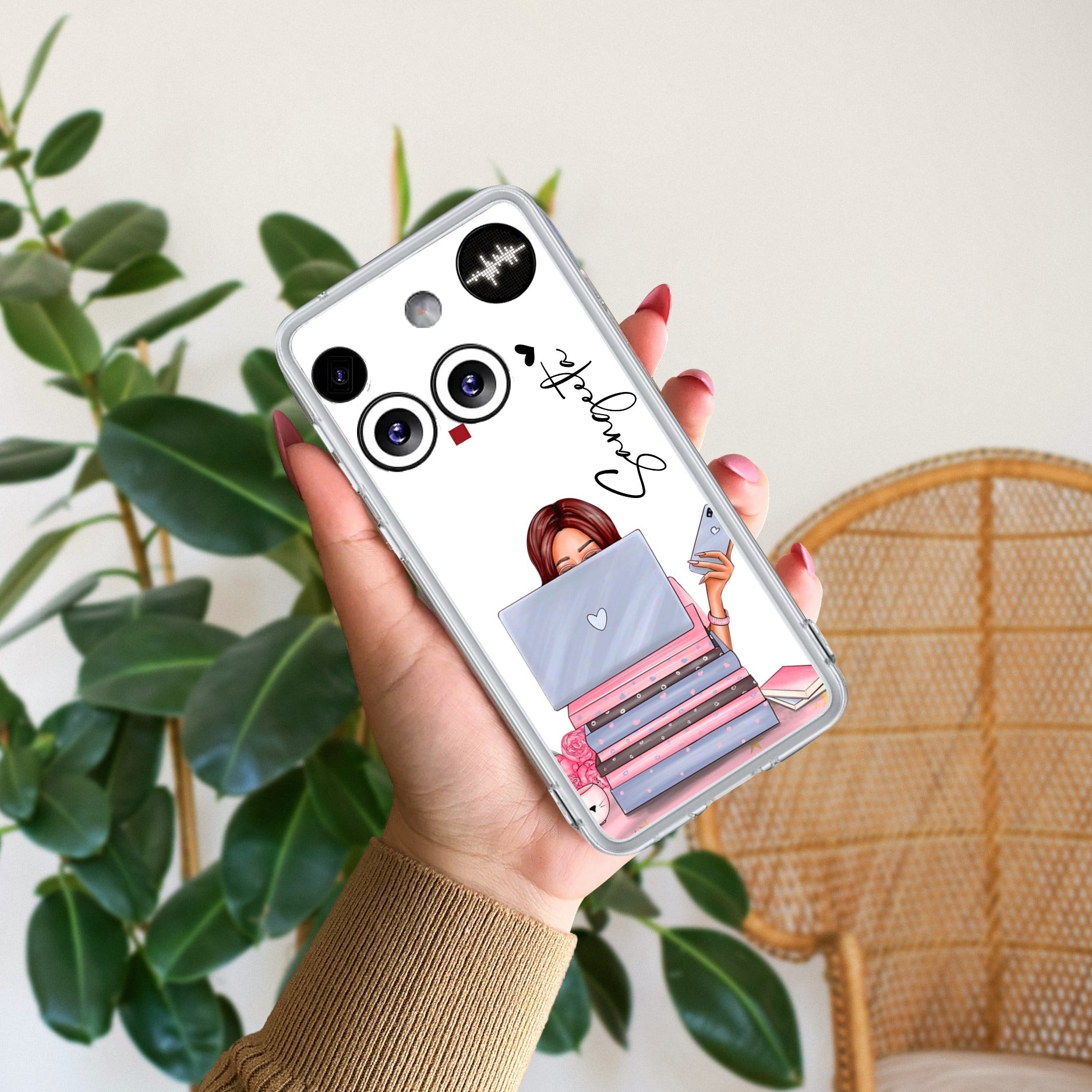 Lady Planner Customize Anti Yellow Case For Nothing Phone 3