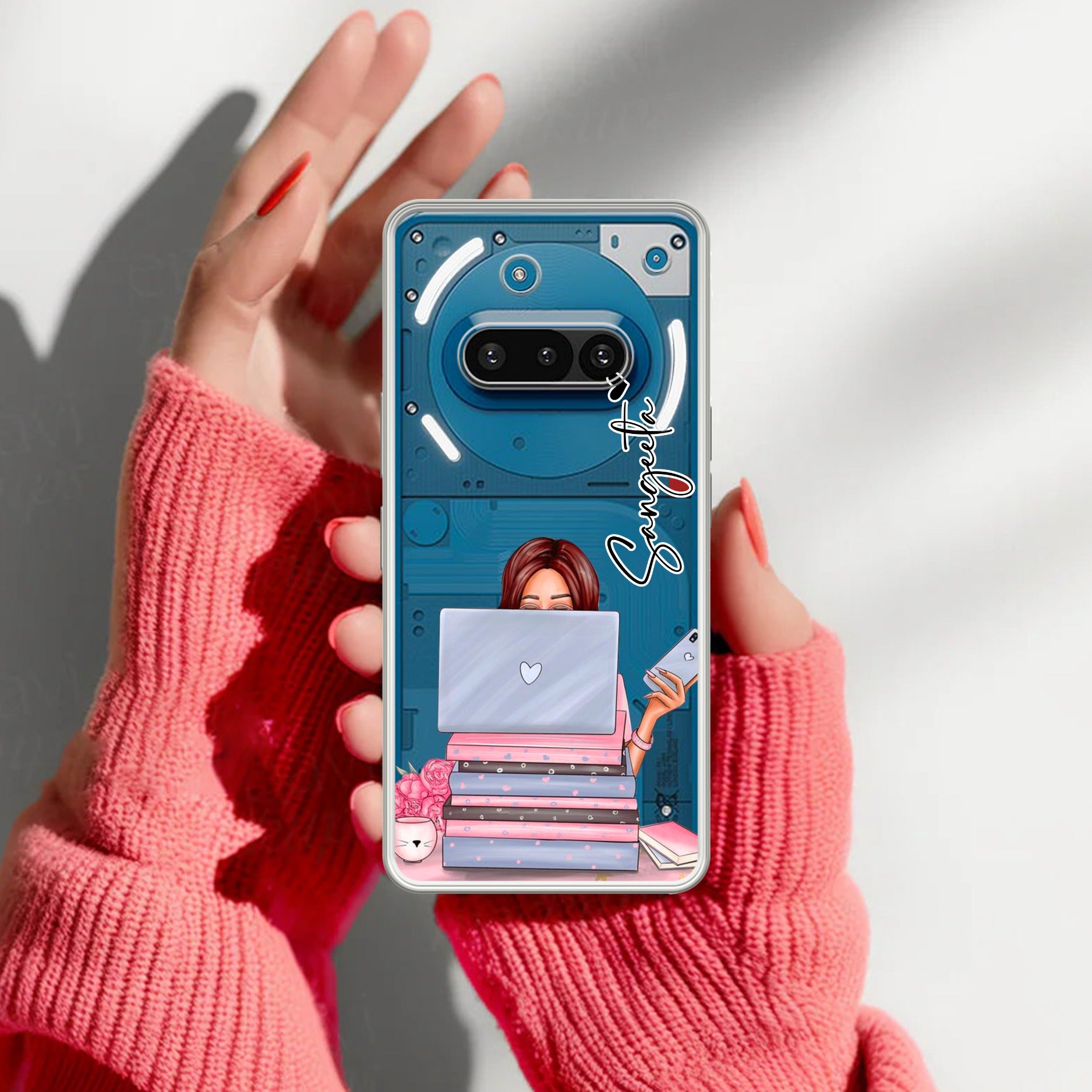 Lady Planner Customize Transparent Silicon Case For Nothing Phone 3A 5G