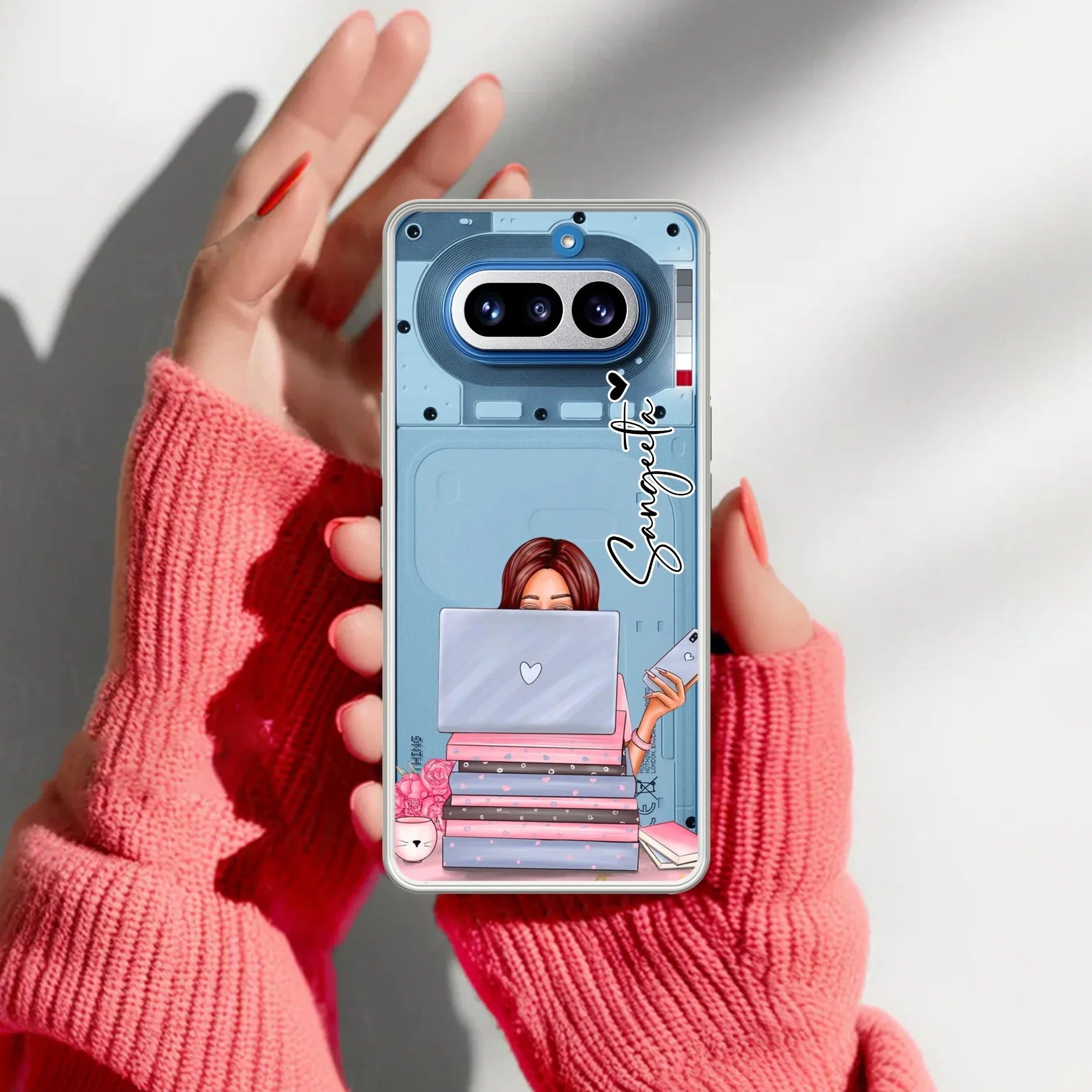 Lady Planner Customize Transparent Silicon Case For Nothing