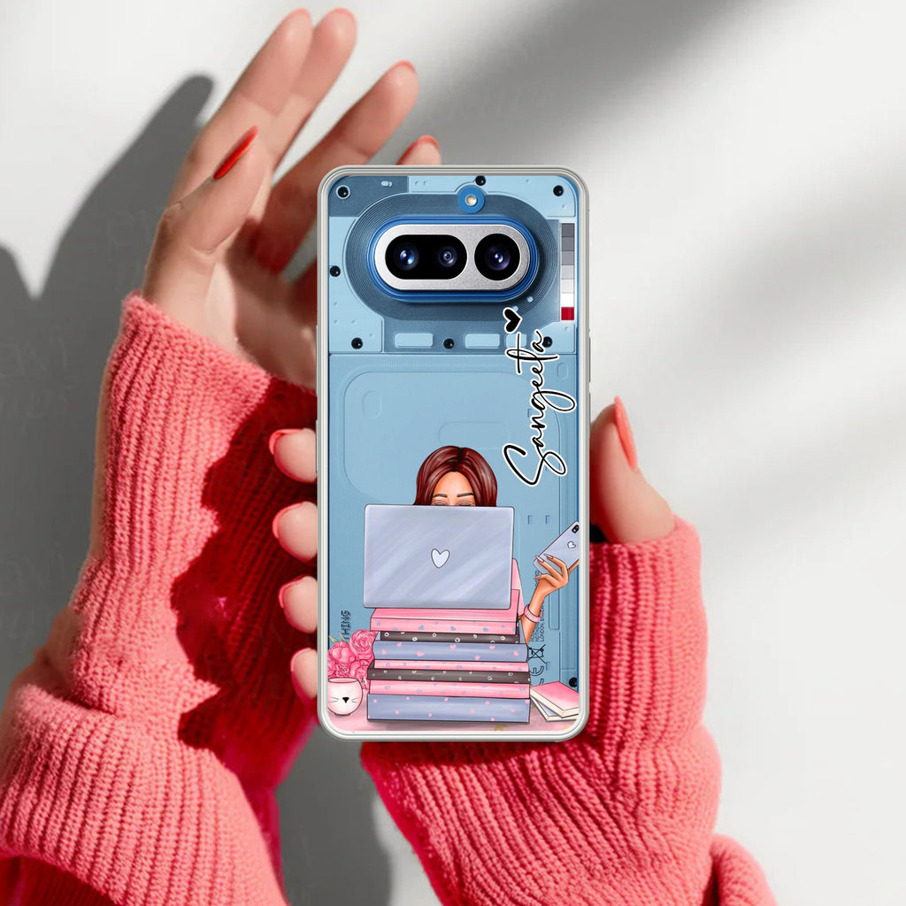 Lady Planner Customize Anti Yellow Case For Nothing Phone 4A 5G
