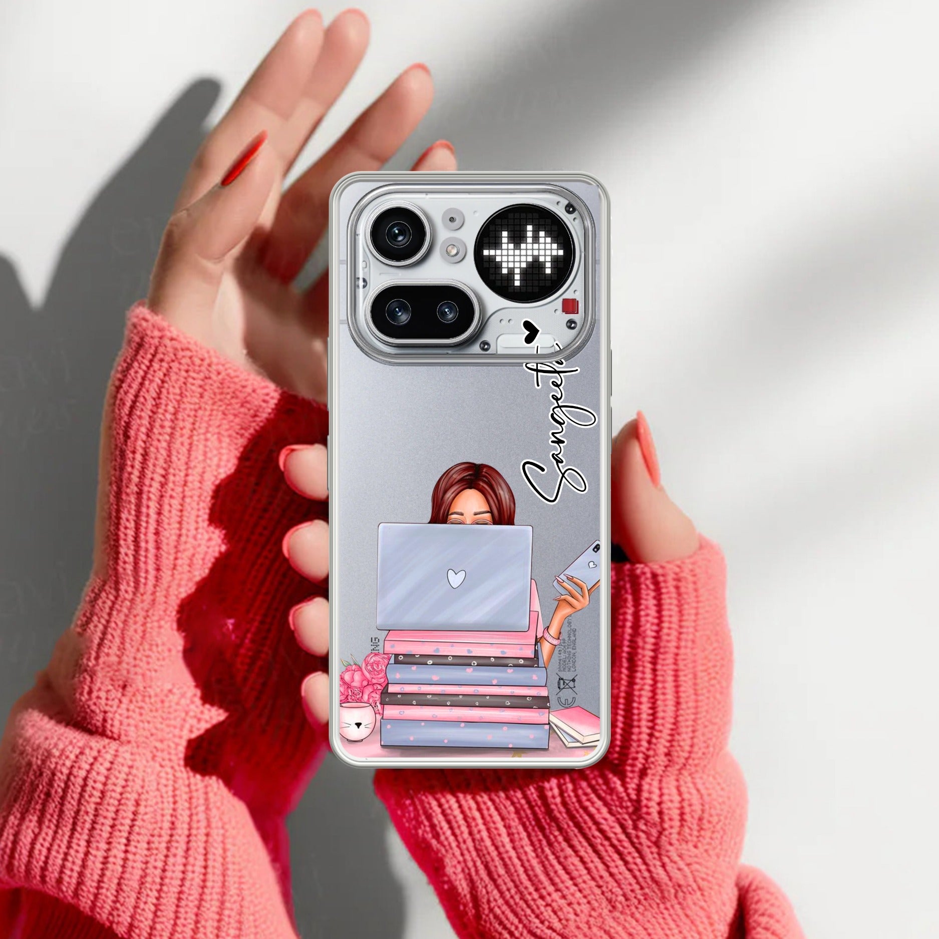 Lady Planner Customize Transparent Silicon Case For Nothing Phone 4A Pro 5G