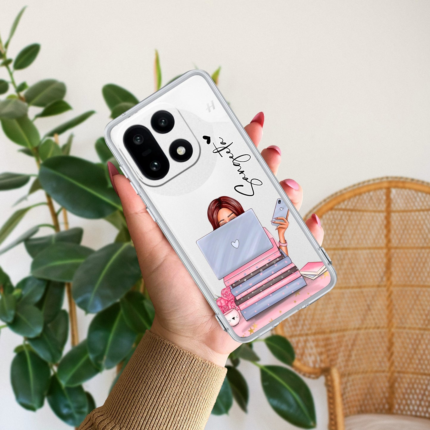 Lady Planner Customize Transparent Silicon Case For OnePlus