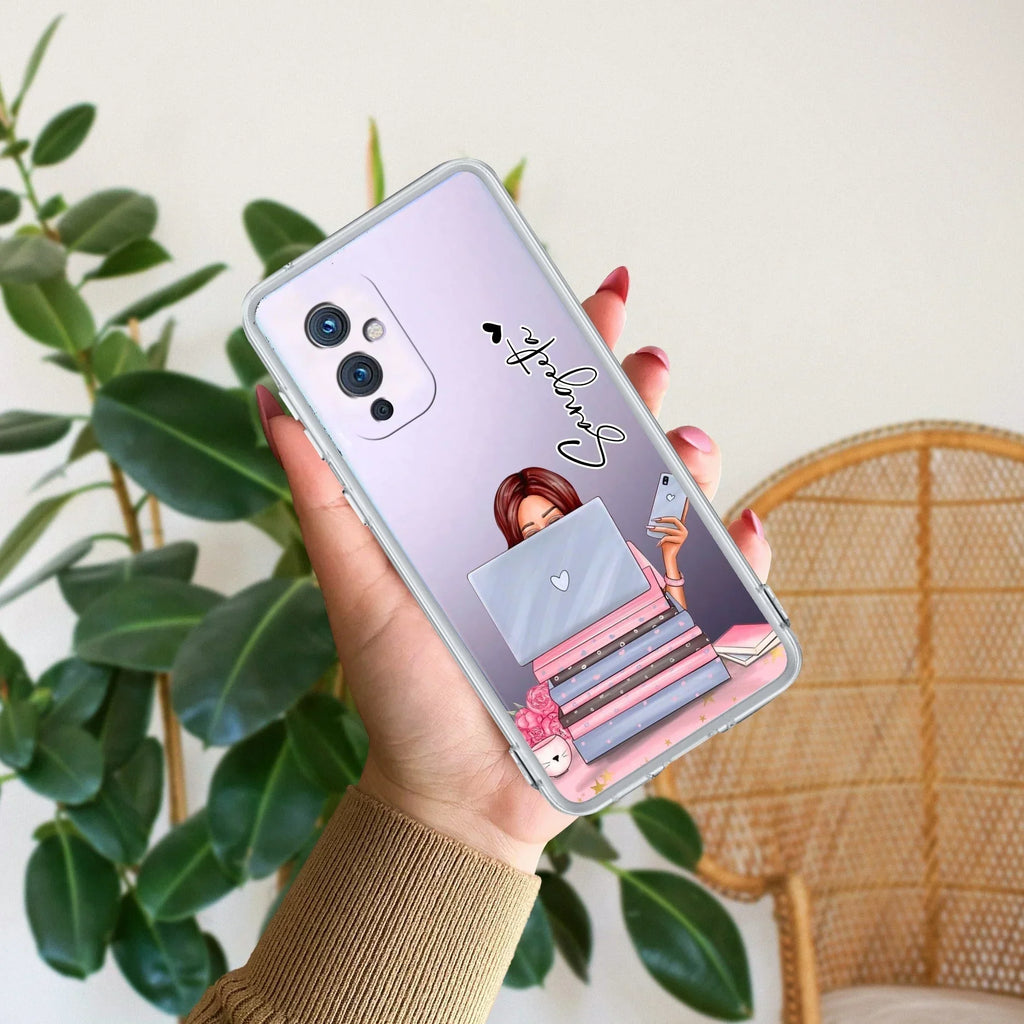 Lady Planner Customize Anti Yellow Case For OnePlus 9