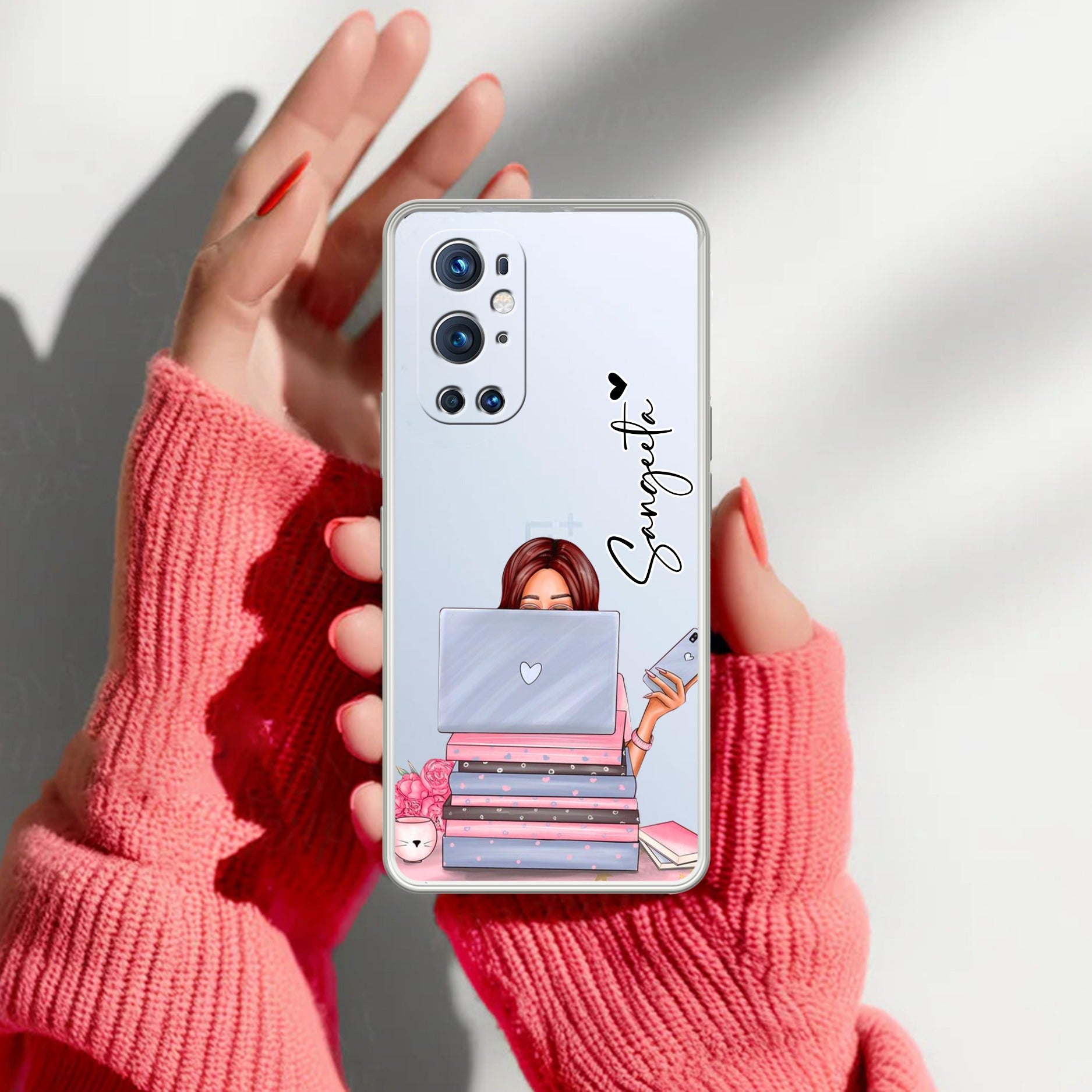 Lady Planner Customize Transparent Silicon Case For OnePlus