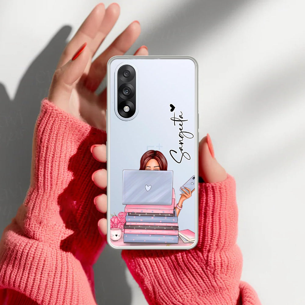 Lady Planner Customize Transparent Silicon Case For OnePlus