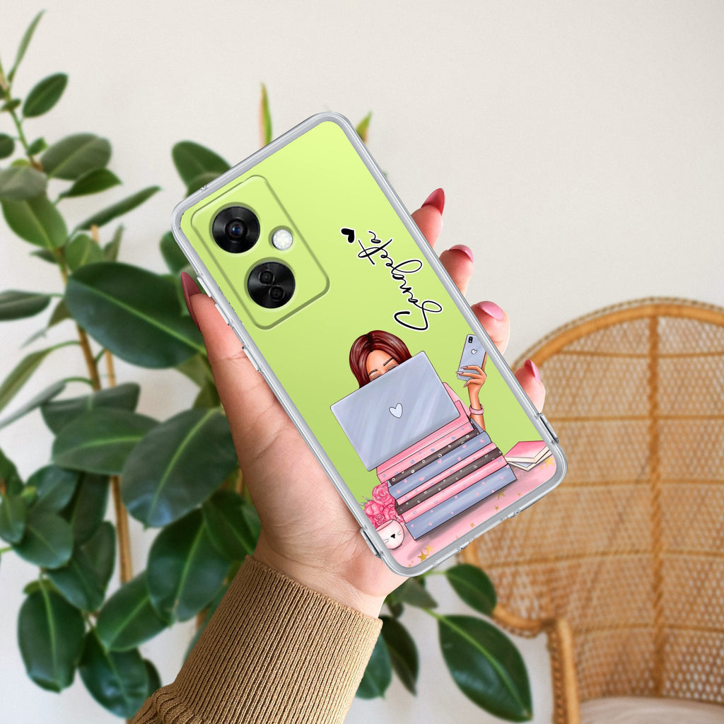 Lady Planner Customize Anti Yellow Case For OnePlus Nord CE 3 Lite 5G