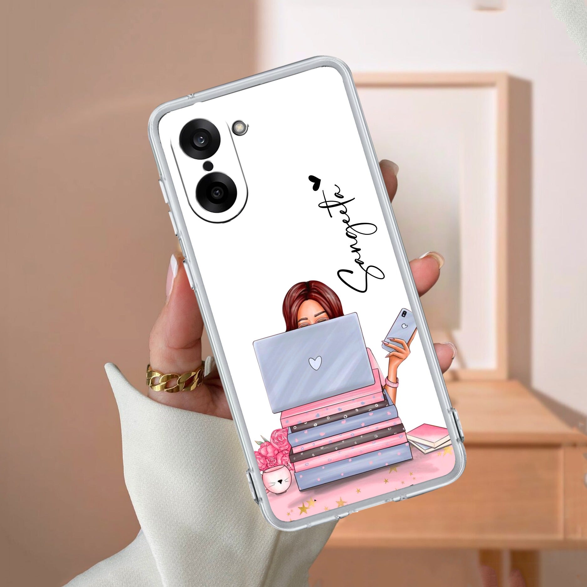 Lady Planner Customize Transparent Silicon Case For OnePlus