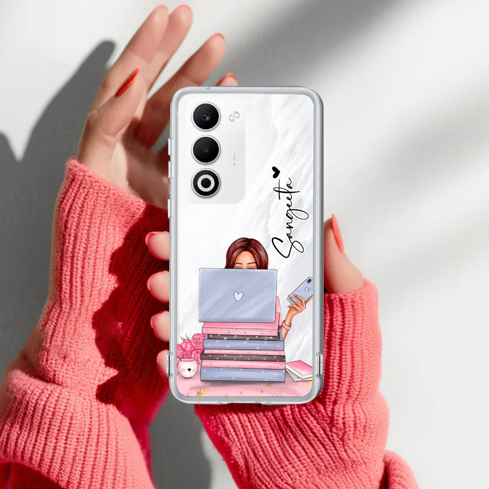 Lady Planner Customize Transparent Silicon Case For Oppo